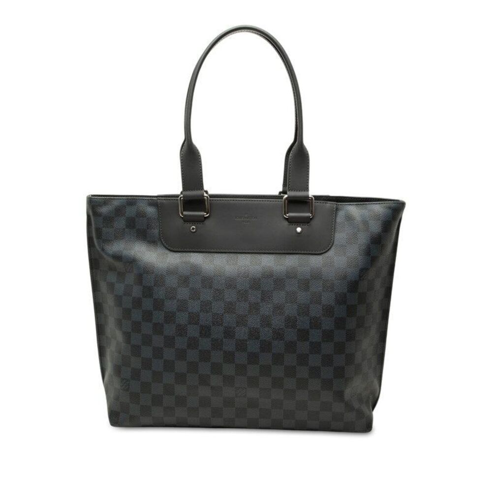 Louis Vuitton Cabas Voyage Damier Cobalt PVC Leather Tote Bag